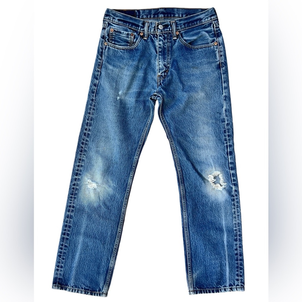 Men’s Levi’s 505’s Perfectly Worn and Distressed